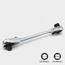 Mini Ratchet Wrench 1/4 Inch Drive Socket and Screwdriver Bit Driver Quick
