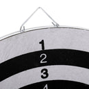 Double-sided Flocking Dart Board Bulls-Eye Game with 6 Darts Fitness Equipment