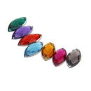 100 Colorful Crystal Eye Rhinestone Flatback Sewing Button Wedding Decor DIY