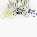 Bike Paper Clips Bicycle Metal Card File Clips Pack (Random Color) 50pcs