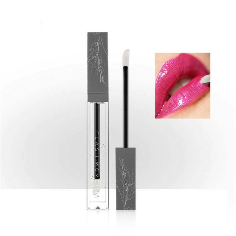 Moisturizing Plumper Natural Liquid Shimmer Lipstick Makeup Lip Gloss Cosmetics
