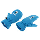 Unisex Kids Warm Gloves Waterproof Windproof Snow Ski Sport Mittens Blue S