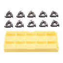 10 Packs 16ER AG55 Inserts For Steel Stainless Steel Lathe