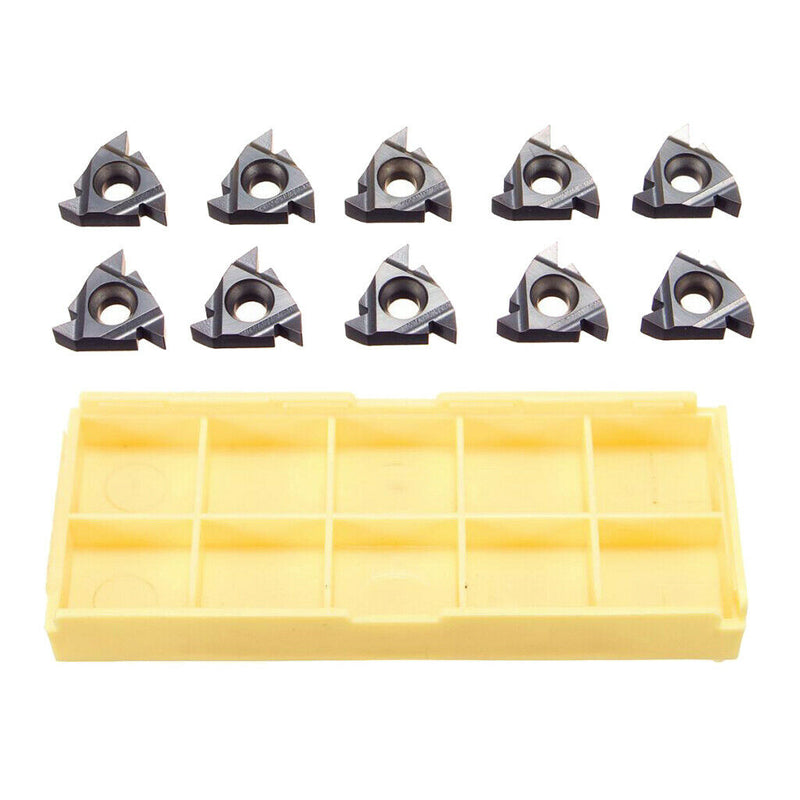 10 Packs 16ER AG55 Inserts For Steel Stainless Steel Lathe