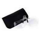 Loupe Eyeglass Lens Folding Magnifying Glasses Clip On Precise Magnifier Flip LJ