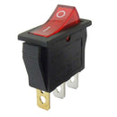 5Pcs  Button On-Off 3 Pin Rocker Switch DPST LED Boat Car Rectangle Light SPST