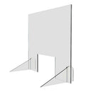 Acrylic SNEEZE GUARD Desktop Countertop Safety Screen Protective Barrier