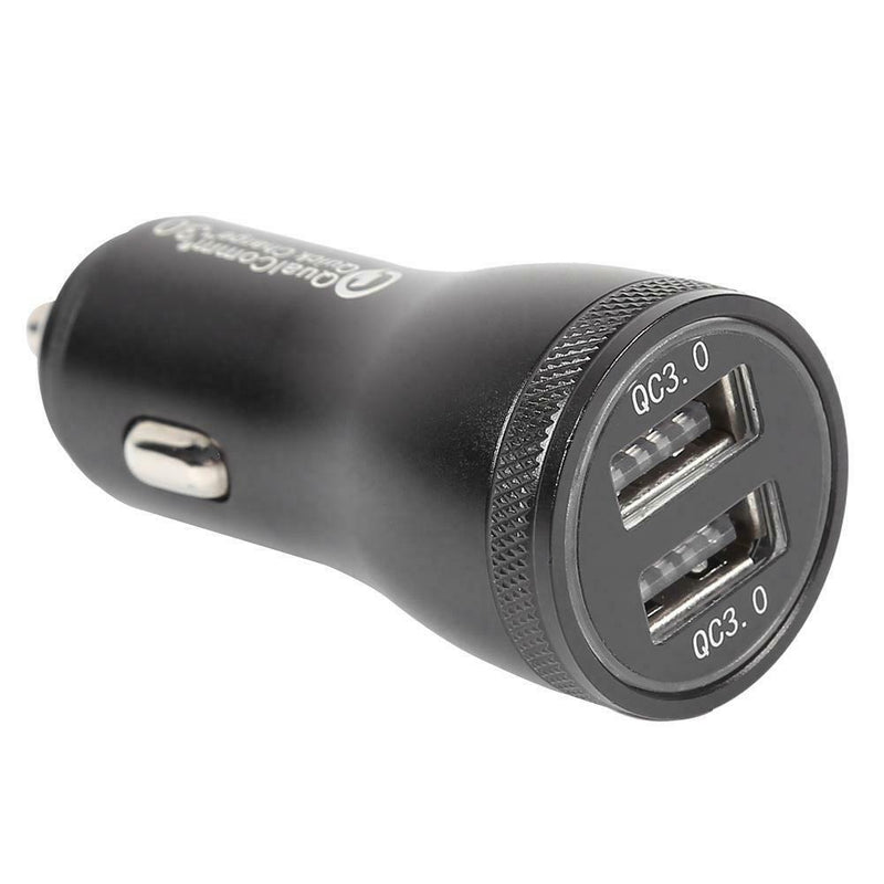 36W PQ3A Quick Charge Car Charger QC 3.0 Dual USB Fast Phone Charger Adapter