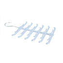 1pc Fishbone Necktie Tie Belt Hanger Rack Shawl Scarf Clip Home Organizer 3C