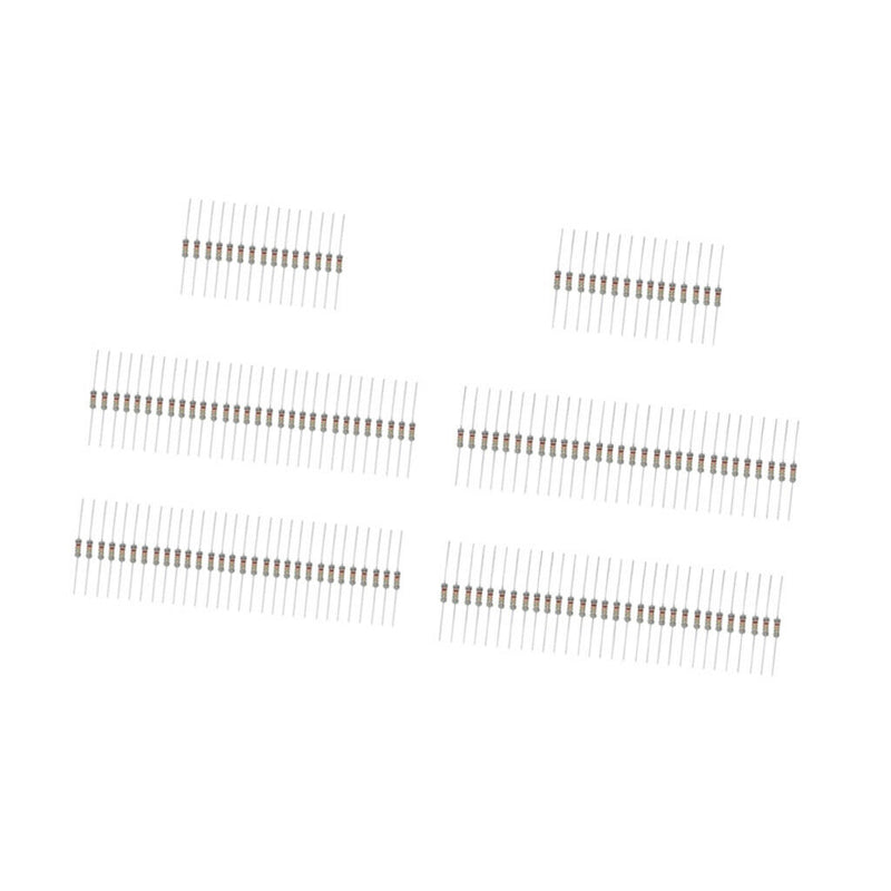 150Pcs 30 Value 0.1 ohm - 750 ohm 3W 5% Carbon Film Resistors Assortment Kit