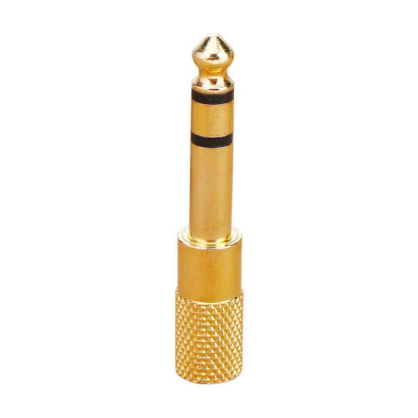 6.35mm 1/4 inch Male to 3.5mm 1/8 inch Female Stereo Lengthen Audio Adapter A#S