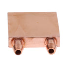 Copper Water Cooling Block, CPU Graphics Card Cooler Heat Sink 40 x 40mm