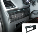 Carbon Fiber Car Interior Trims Headlight Panel Trim for Hyundai Tucson 201