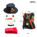 1set DIY Snowman Making Decoration Dress Up Scarf Hat Outdoor Xmas Decor