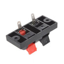 2 Pcs Red Black Spring Loaded Speaker Terminal Plate U4J5