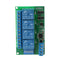 4CH 12V Modbus PC RTU UART RS485 Relay Board for PLC Lamp LED PTZ Camera Control