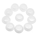 10 PCS Empty Clear Plastic Cosmetic Containers 3 Gram Size Pot Jars Eye Shad