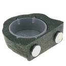 2pcs Mini Magnet Feeding Ledge For Gecko Diet, Food or Water & Plastic Cup Bowl