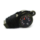 5 x 3-in-1 Outdoor Camping Survival Emergency Whistle Compass Thermometer  UED