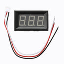 Mini panel Meter voltage display voltmeter DC 0-200 V 20 mA Green three cab