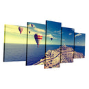 5 Panel  Home Wall Art Scenic Picture Paint Printed on Canvas Balloon