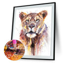 5D DIY Full Round Drill Diamond Painting Tiger Animal Cross Stitch (B951)