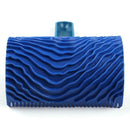 Blue Rubber Wood Grain Paint Roller DIY Graining Painting Tool with Handle