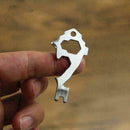 20 In 1 Outdoor Survival EDC Multi-Tool Gear Carabiner Bottle Opener Practi A1K0
