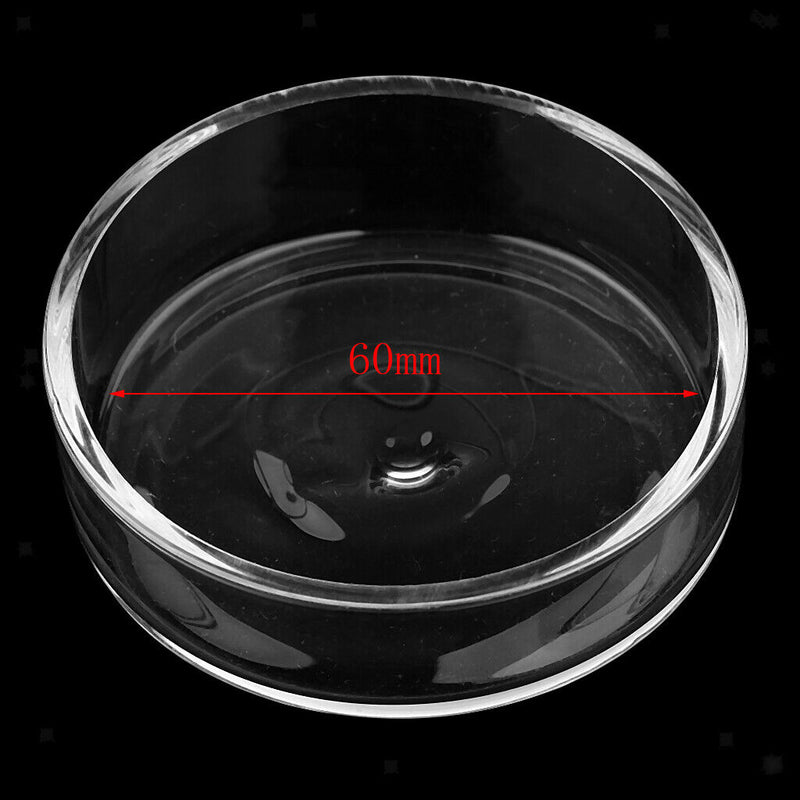 2Pcs Clear Fish Tank Fishes Container Useful Aquarium Pet Water Bowl Round