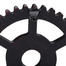 2PCS Retro Wall Hanging Decorative Wooden Gear Home Decor Collectible 29CM 12cm