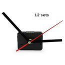 12 Set Black & Red Hands Quartz Wall Clock Movement Mechanism DIY Repair MUJ