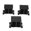 3Piece Radiator Aluminium Heat Sink Cooling Module For Solid State Relay