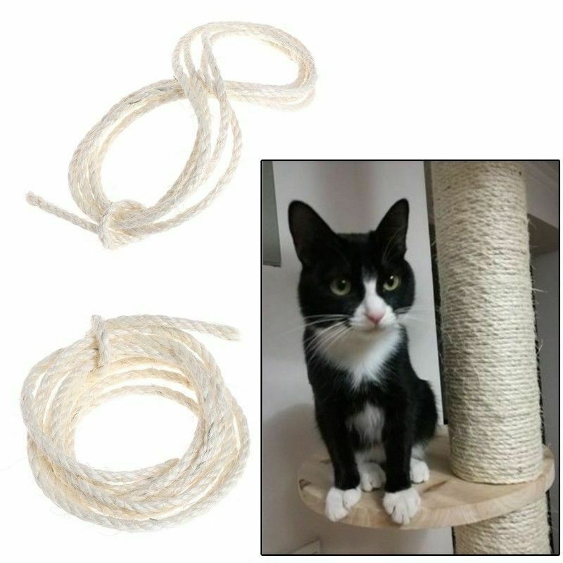 10M Cat Sisal Rope For Scratching Post Tree Replacement Hemp Rope For Repai M4E6