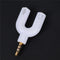 3.5mm Stereo Splitter Audio to Micphone Headset Jack Plug Adapter For Phone BX