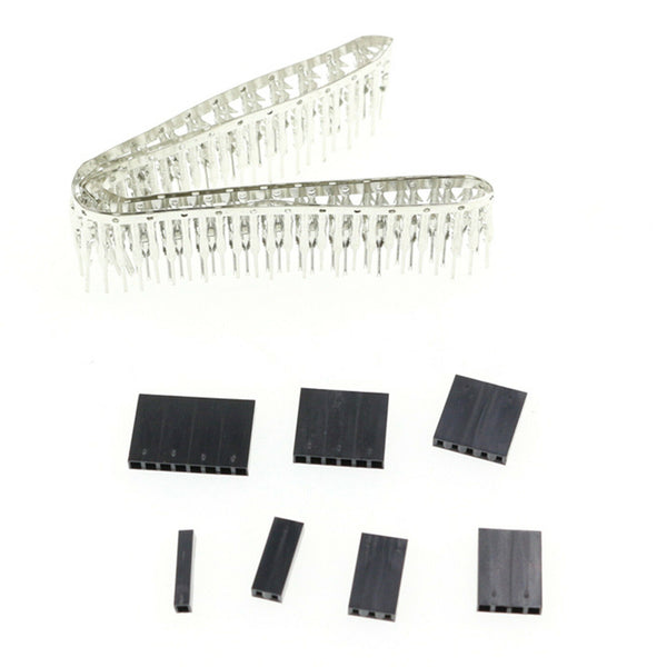 310Pcs 2.54mm Pitch Connector Adaptor Assortment Kit (1 2 3 4 5 6 8 Pins)