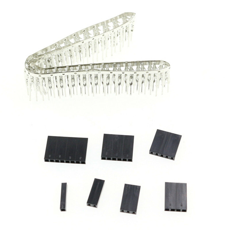 310Pcs 2.54mm Pitch Connector Adaptor Assortment Kit (1 2 3 4 5 6 8 Pins)