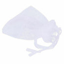 50pcs White Organza Drawstring Gift Bags Wedding Favour Bags Jewellery Pouc Q9I3