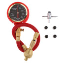 Durable Mechanical Pointer Tire Pressure Gauge Tyre Deflator Kit w/ 4 Valve Cap