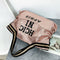 Letters Sequin Crossbody Shopping Bags Women Large Shoulder Handbag (Pink)