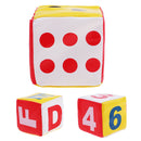Sponge Dice Foam Dot Dice Children Playing Dice for Girls Boys Math Teaching 1-6