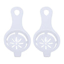 2 Pcs Kitchen Gadgets Egg Slicer Egg Separator Egg Strainer Egg Yolk Slicer J2X6