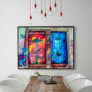 5D DIY Full Drill Diamond Painting Door Embroidery Mosaic Craft Kits Decor