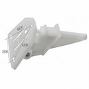Universal Plastic Marine Speedometer Gauge Senders Pitot Tube, White for Boat