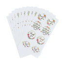 80pcs/10sheet Gift Sealing Stickers Thank you Design Diary Scrapbooking StiSEAU