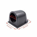 Car 2" 52mm Single Gauge Console Dashboard Pod Carbon Fiber Cover Dash Holer Cup