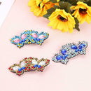 3pcs DIY Full Drill Diamond Painting Hair Clip Butterfly Crystal Hairpins