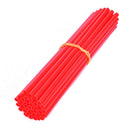 36x Red Universal Moto Dirt Bike Enduro Off Road Wheel RIM Spoke Skins covers,a