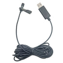 2.5mm Lavalier Lapel Microphone Omnidirectional Mic For Smartphone PC Computer
