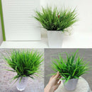 Artificial Plastic Green Grass Plant Flower Home Office Garden Decoration Z3E2