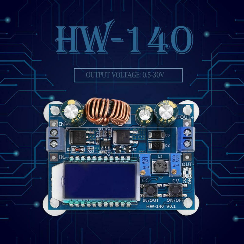 DC 5.5-30V to 0.5-30V Digital LCD Display Step Up Down Buck Boost Module A